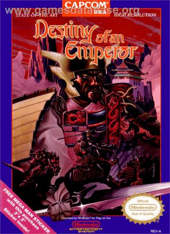Cover Destiny of an Emperor for NES